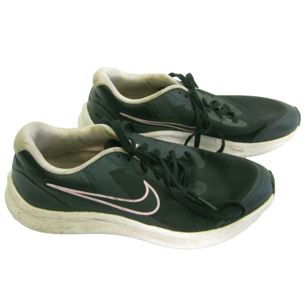 Nike Star Runner 5 Youth Size 6.5 Black Shoes Running Sneakers Low Top Walking
